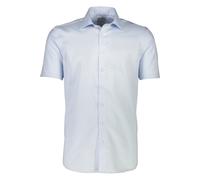 Businesshemd LINDBERGH "Lindbergh Business-Casual-Hemd", Herren, Gr. L, Normalgrößen, blau (lt blau), Oberstoff: 100% Baumwolle, Kurzarm, Hemden (26248639-L) lt blau