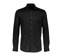 Lindbergh Black Modern Fit Hemd schwarz, Einfarbig