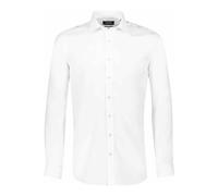 Lindbergh Black Modern Fit Hemd weiss, Einfarbig