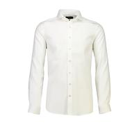 Lindbergh Black Slim Fit Hemd ecru, Einfarbig