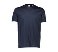 Lindbergh Black Slim Fit T-Shirt Rundhals dunkelblau, Einfarbig
