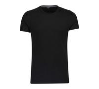 Lindbergh Blue Extra Slim T-Shirt Rundhals schwarz, Einfarbig