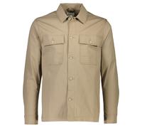 Hemdjacke LINDBERGH Gr. M, stone 125, Herren, Web, Obermaterial: 98% Baumwolle, 2% Elasthan, unifarben, Jacken, mit Logostickerei unten links (21958745-M) stone 125