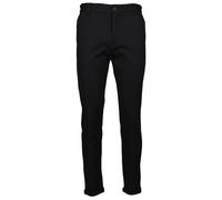 Lindbergh Hose Stoffhose Superflex Slim Fit mit französischen Eingrifftaschen Schwarz M