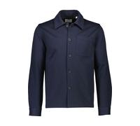 Lindbergh Modern Fit Hemdjacke dunkelblau, Einfarbig