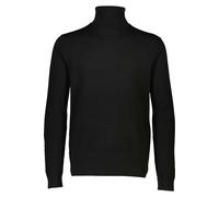 Lindbergh Modern Fit Rollkragenpullover schwarz, Einfarbig