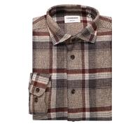 Lindbergh Regular Fit Hemd Burgundy, Kariert