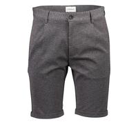 Shorts LINDBERGH "Lindbergh Performance-Shorts", Herren, Gr. S, grau (grau mix), Oberstoff: 75% Polyester, 22% Viskose, 3% Elasthan, regular fit, Hosen (98974648-S) grau mix