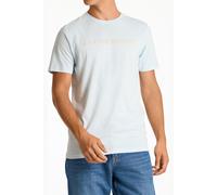 Lindbergh Regular Fit T-Shirt Rundhals Lt Blue Sky, Bedruckt