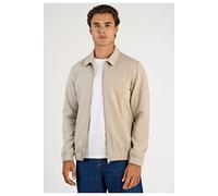 Blouson LINDBERGH, Herren, Gr. L, lt stone, Web, Obermaterial: 75% Polyester, 22% Viskose, 3% Elasthan. Futter: 95% Polyester, 5% sonstige Fasern, unifarben, normal hüftbedeckend, Rundhals, elastische