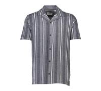 Lindbergh Relaxed Fit Jerseyhemd blau, Gestreift