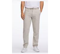 Lindbergh Relaxed Fit Leinenhose grau, Einfarbig