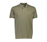 Poloshirt LINDBERGH "Lindbergh Poloshirt", Herren, Gr. XXL, grün (army 223), Obermaterial: 95% Baumwolle, 5% Elasthan, lässig geschnitten, Rundhals, Shirts (93422740-XXL) army 223