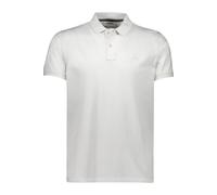 Poloshirt LINDBERGH "Poloshirt Relaxed Fit", Herren, Gr. S, weiß, Obermaterial: 95% Baumwolle, 5% Elasthan, unifarben, lässig geschnitten, Rundhals, Shirts (64472017-S) weiß