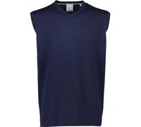 Lindbergh Relaxed Fit Pullunder dunkelblau, Einfarbig