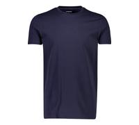 Lindbergh Relaxed Fit T-Shirt Rundhals dunkelblau, Einfarbig