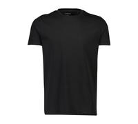 T-Shirt LINDBERGH, Herren, Gr. XXL, schwarz, Single Jersey, Obermaterial: 95% Baumwolle, 5% Elasthan, unifarben, slim fit normal, Rundhals, Kurzarm, Shirts, mir Stretch und Rundhalsausschnitt (4681326