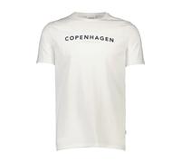 Lindbergh Relaxed Fit T-Shirt Rundhals weiss, Einfarbig