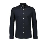Lindbergh Slim Fit Hemd schwarz, Einfarbig