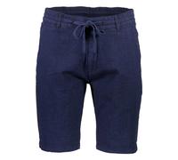 Shorts LINDBERGH "Leinenshorts Relaxed Fit", Herren, Gr. S, dk blau, Obermaterial: 55% Leinen, 45% Baumwolle, unifarben, relaxed fit, Hosen Shorts (13003234-S) dk blau