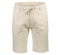 Lindbergh Chinoshorts Relaxed Fit – 55% Leinen/45% Baumwolle, knielang, Herren L, lt sand
