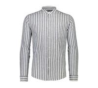 Leinenhemd LINDBERGH "Lindbergh Leinenhemd", Herren, Gr. XL, Normalgrößen, blau (dk blau), Obermaterial: 55% Leinen, 45% Baumwolle, Hemden (84422056-XL) dk blau