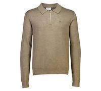 Lindbergh Slim Fit Longsleeve Poloshirt braun, Einfarbig