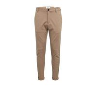 Lindbergh Cropped Stoffhose mit französischen Eingrifftaschen in Sand, Größe XL
