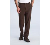 Lindbergh Superflex Relaxed Fit Stoffhose braun, Einfarbig