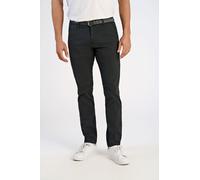 Chinos LINDBERGH "Chinos Slim Fit", Herren, Gr. 34, Länge 34, schwarz, Obermaterial: 98% Baumwolle, 2% Elasthan, unifarben, slim fit, Hosen (63842118-34) schwarz