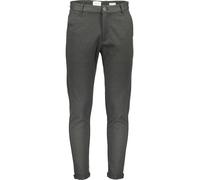 Lindbergh Slim Fit Stoffhose mit verkürztem Schnitt in Oliv, Größe S