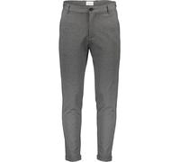 Lindbergh Herren Stoffhose Slim Fit graumeliert 75% Polyester/22% Viskose/3% Elasthan XXL