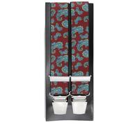 LINDEMANN Hosenträger STC LINDENMANN X-Form Bordeaux - 140