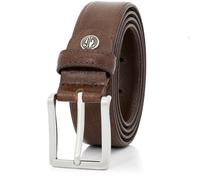 LINDENMANN Anzug-Ledergürtel Herren 35 mm Vollrind braun, Farbe/Color:braun, Size US/EU:Bundweite 130 cm Gesamtlänge 145 cm W 51 XXXL