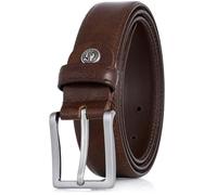 LINDENMANN Anzug-Ledergürtel Herren 35 mm Vollrind braun, Farbe/Color:braun, Size US/EU:Bundweite 145 cm Gesamtlänge 160 cm W 54 XXXXXL