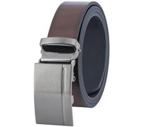 LINDENMANN AUTOmatik Gürtel Herren, Gürtel mit Automatikschliesse stufenlos verstellbar braun, Farbe/Color:braun, Size US/EU:Bundweite 120 cm Gesamtlänge 135 cm W 47.5 XXL