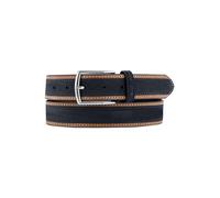 LINDENMANN Premium Handmade in EU Ledergürtel Herren, Ledergürtel Herren handgemacht 35 mm blau, Farbe/Color:blau, Size US/EU:Bundweite 120 cm Gesamtlänge 135 cm W 47.5 XXL
