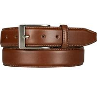 Lindenmann Gürtel Herren Glattleder braun, 115 CM (37 INCH)