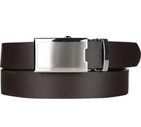 Lindenmann Gürtel Herren Glattleder braun, 115 CM (37 INCH)