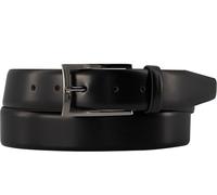 Lindenmann Gürtel Herren Glattleder schwarz, 100 CM (34 INCH)