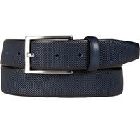 Lindenmann Gürtel Herren Leder blau, 100 CM (34 INCH)