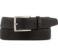 Lindenmann Gürtel Herren Leder schwarz, 120 CM (38 INCH)