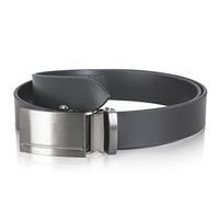 LINDENMANN Gürtel Herren Ledergürtel Herren Gürtel Herren, Rindleder-Gürtel mit Automatik-Koppelschließe, schwarz, Größe/Size:105, Farbe/Color:schwarz