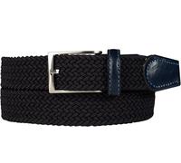 Lindenmann Gürtel Herren Textil blau, 105 CM (35 INCH)