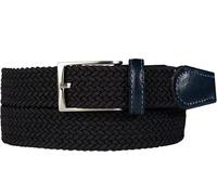 Lindenmann Gürtel Herren Textil blau, 90 CM (32 INCH)
