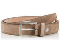 LINDENMANN Herren Gürtel Echt Leder 1007331.025 1007331, Gr. 120, Beige (Sand 25)