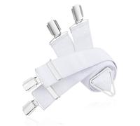 LINDENMANN Hosenträger Herren X-Form, Größe/Size:120, Farbe/Color:weiss