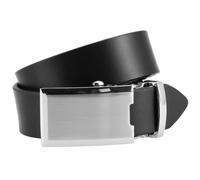 LINDENMANN Leder-Gürtel Automatik Herren, Automatik Gürtel Herren 32 mm breit Rindleder schwarz, Farbe/Color:schwarz, Size US/EU:Bundweite 125 cm Gesamtlänge 140 cm W 50 XXXL