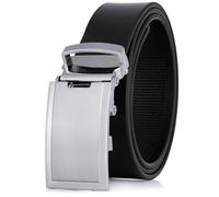 LINDENMANN Leder-Gürtel Herren 33 mm Vollleder schwarz, Größe/Size:Bundweite 110 cm Gesamtlänge 125 cm W 43.3 XL, Farbe/Color:schwarz