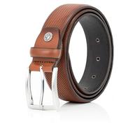 LINDENMANN Leder-Gürtel Herren 35 mm Vollrindleder cognac, Farbe/Color:braun, Size US/EU:Bundweite 105 cm Gesamtlänge 120 cm W 41.5 XL